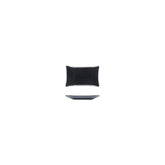 Glass Dinnerware 4.25" x 2.5" x h:0.5" 1 oz. Rectangular Black Glass Ramekin (Set of 6)